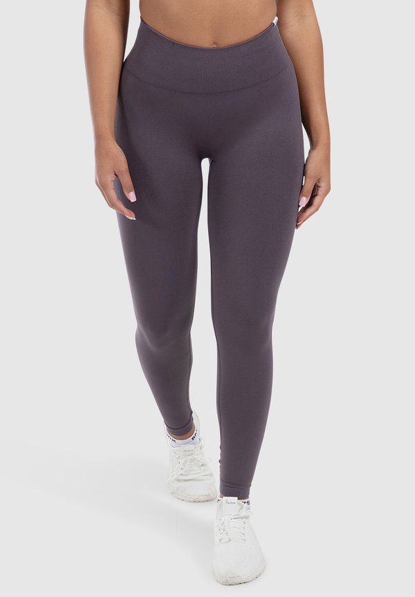 LEGGINGS HIGH WAIST SCRUNCH SEAMLESS ALIRA - Tights - lila