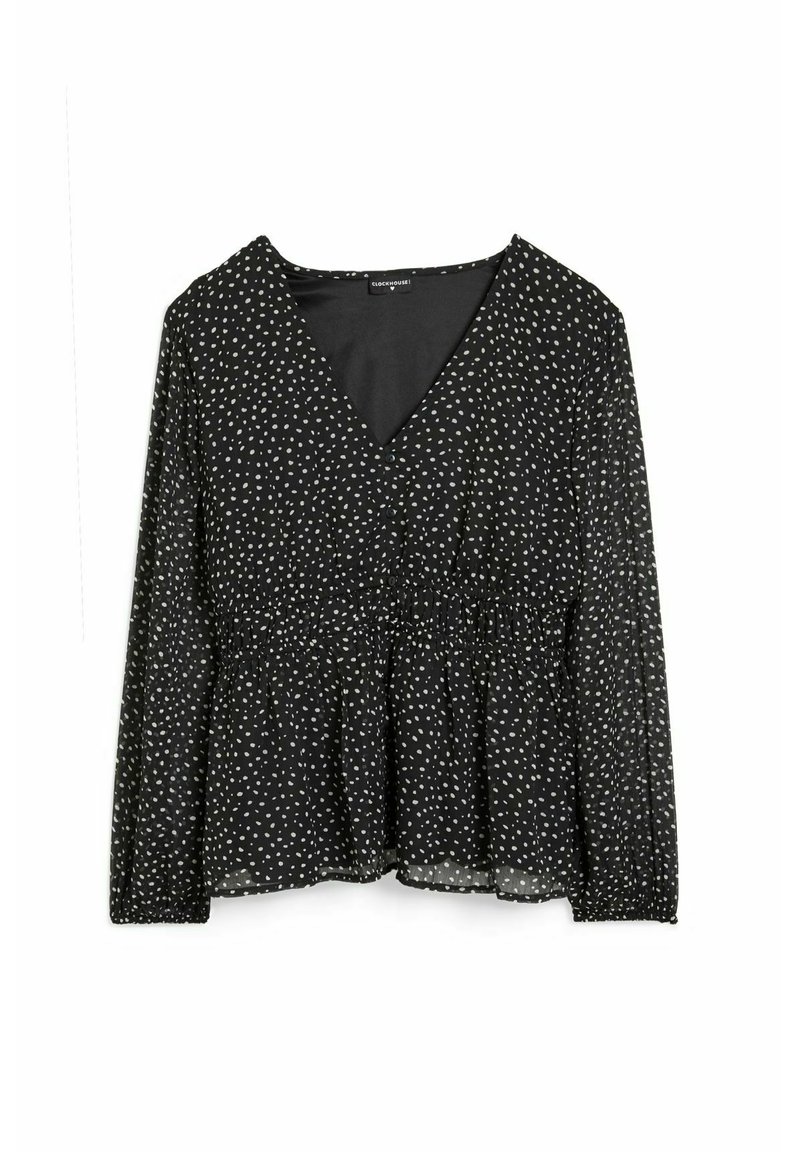 CLOCKHOUSE Blouse gemêleerd zwart CLOCKHOUSE Blouse gemêleerd zwart