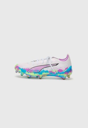 FUTURE 8 PRO FG/AG - Moulded stud football boots - white/fizzy apple/ultra blue/pure magenta