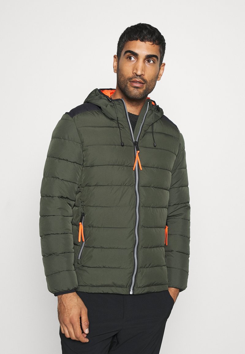 CMP Softshell chaqueta chaqueta Man Jacket fix Hood azul viento densamente resistente al agua