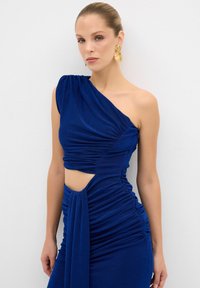 adL OFF THE SHOULDER LONG - Společenské šaty - navy blue