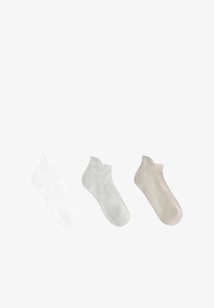3 PAIRS OF POLYAMIDE BLEND WITH HEEL TABL SNEAKER - Stopalice - grey