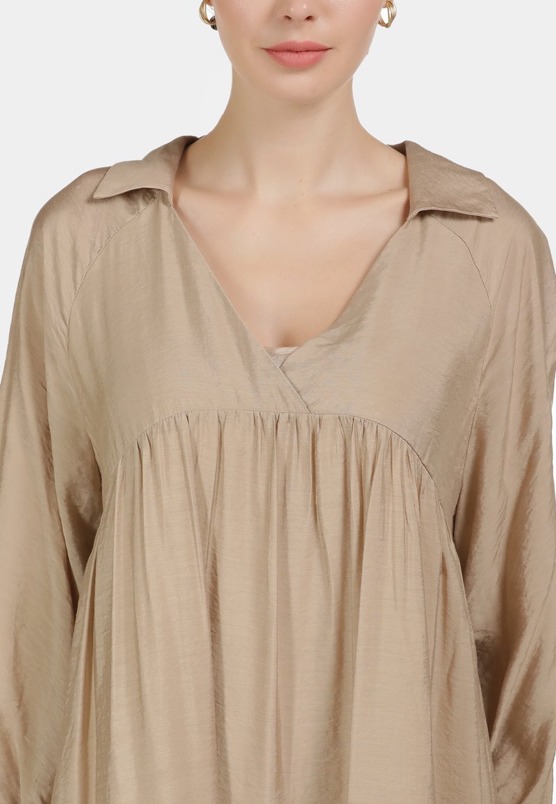Damen Freizeitkleider | DreiMaster Freizeitkleid hellsand/sand - NR90858 Damen Freizeitkleider | DreiMaster Freizeitkleid hellsand/sand - NR90858