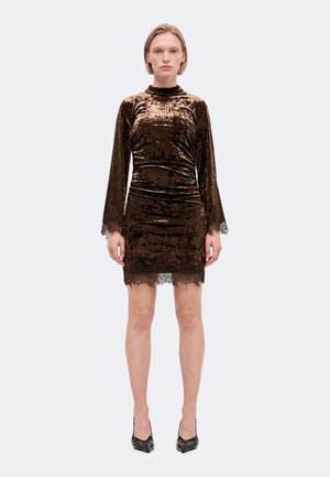 YAS, YASVELLIA SHORT DRESS SHOW - Robe de soirée - coffee bean
