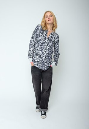 Bluse - grey leo