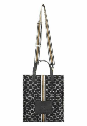 SHOPPER MONOGRAMM - Handtasche - schwarz