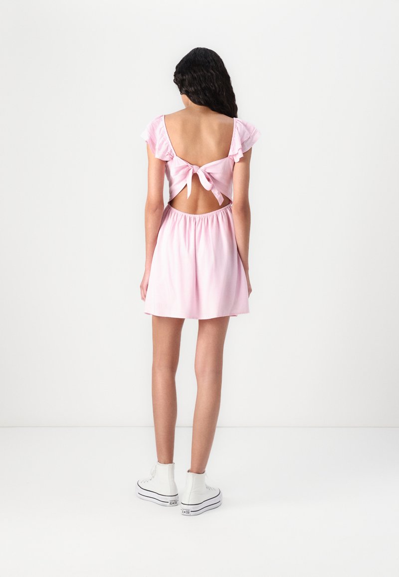 hollister open back channeled skort dress Hollister Co. Open Back Channeled Skort Dress - Day dress - casual black/black