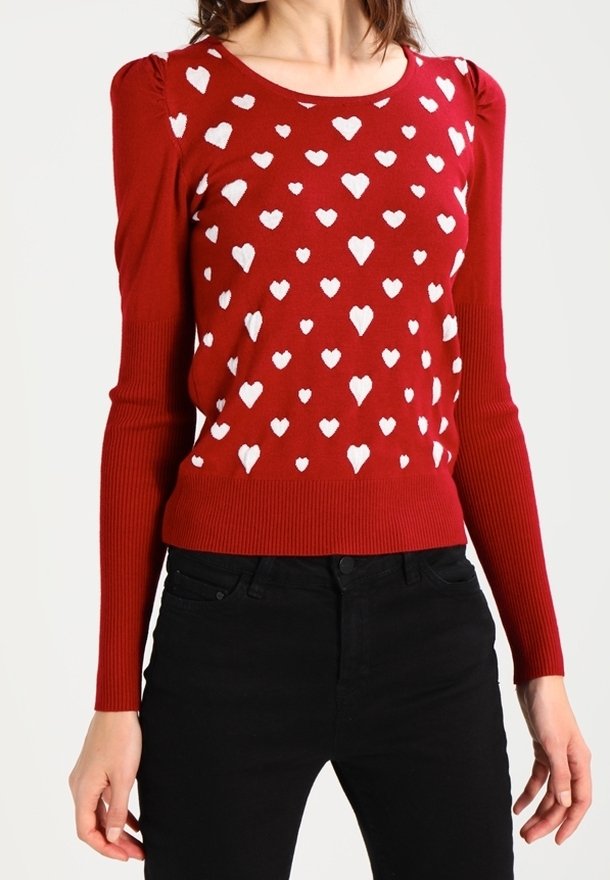 Molly Bracken Strickpullover - dark red