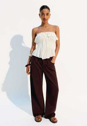 LIGHTWEIGHT - Jeans baggy - brown