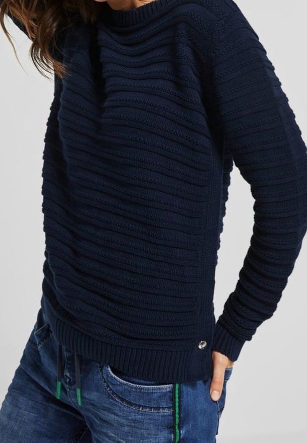 Street One Pullover - dark blue