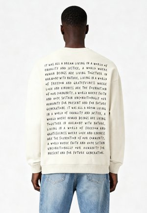 ALL A DREAM BACK PRINT UNISEX - Sweatshirt - off white