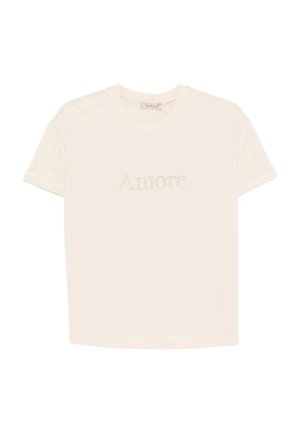 TWINSET, T-shirt con stampa - parchment