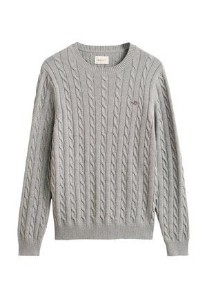 GANT, Svetrík - grey melange