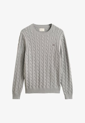 GANT, Svetrík - grey melange