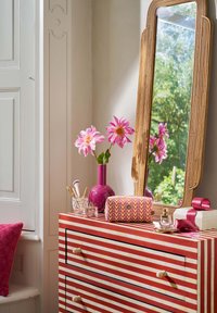 Pip Studio COCO MEDIUM SAMBA STRIPE - Wash bag - orange