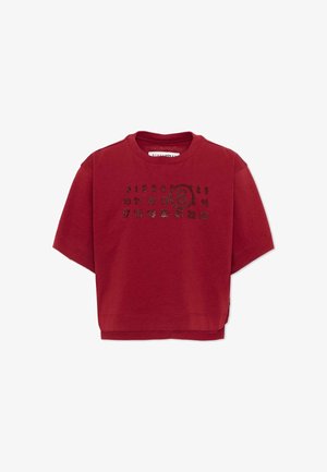 MM6 Maison Margiela, T-SHIRT - T-shirt imprimé - bordeaux