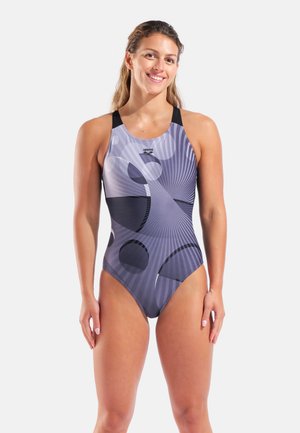 LIGHT SWIM PRO BACK LB - Badedragt - black multi-black