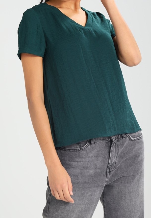 Vero Moda Blus - dark green