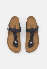 Birkenstock GIZEH BRAIDED REGULAR  - Sandalai - black
