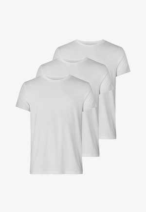 Resteröds, 3-PACK O-NECK SOFT - T-shirts basic - white
