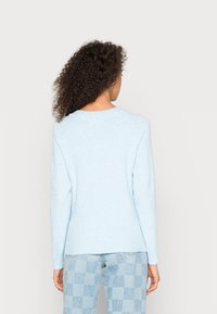 Vero Moda VMDOFFY O NECK BLOUSE - Camisola - blue bell