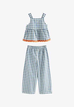 Next, REGULAR FIT-SET - Püksid - blue gingham
