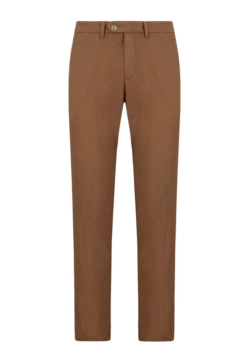 dan-john-trousers-trousers-brown-tobacco-solid-dark-brown-zalando