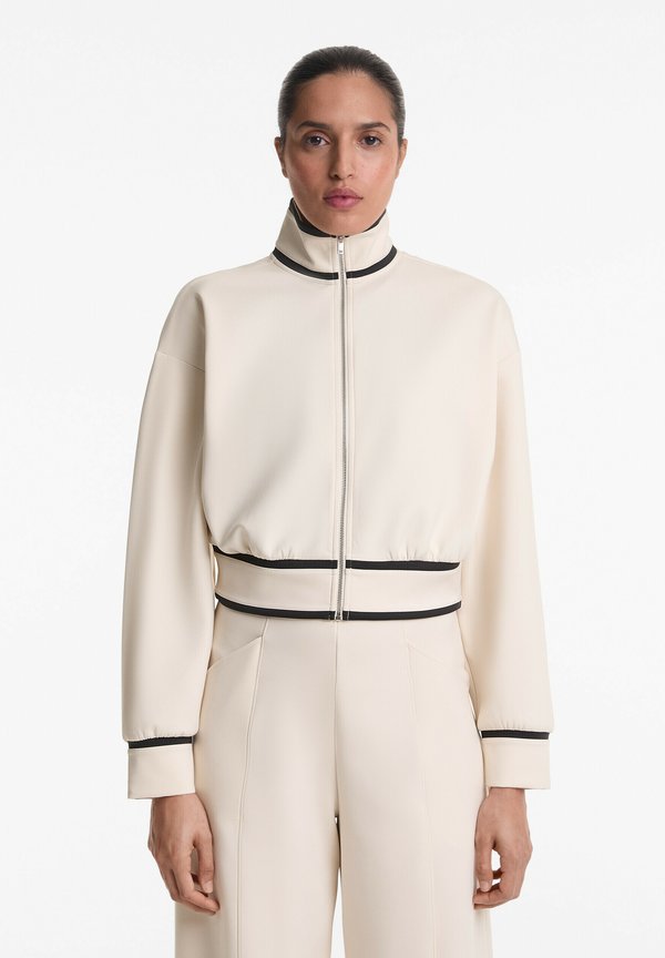 NEOPRENE-EFFECT - Bomberjacke - stone