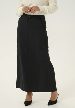 Maxi skirt - pitch black