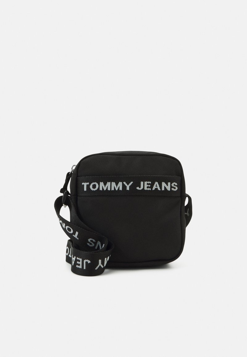 Tommy Jeans ESSENTIAL SQUARE REPORTER UNISEX Olkalaukku black/musta