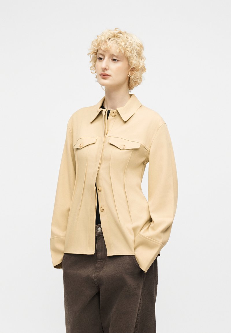 Topshop TAILORED - Button-down blouse - sage/green - Zalando.ie