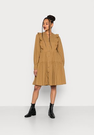 YASSANNA DRESS - Blousejurk - dull gold