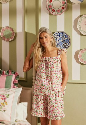 SET - Pyjama set - ecru pink floral