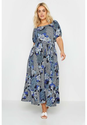 TIERED - Maxi-jurk - blue