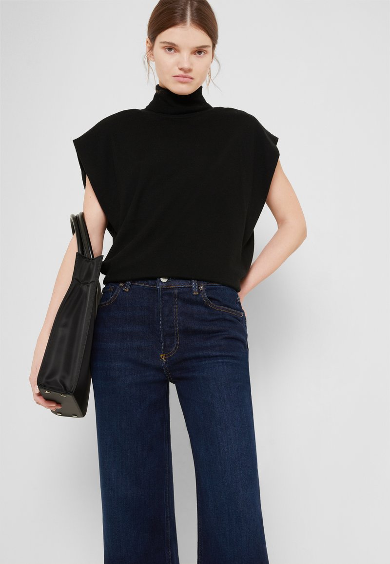 Damen Bekleidung | Boyish THE MIKEY HIGH RISE WIDE LEG Flared Jeans blue steel/dunkelblau - EM38706 Damen Bekleidung | Boyish THE MIKEY HIGH RISE WIDE LEG Flared Jeans blue steel/dunkelblau - EM38706
