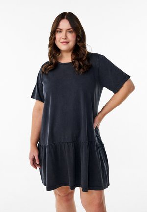 Day dress - dark grey washed