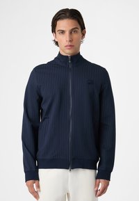Fila APPAREL BRERA REGULAR PINSTRIPED TRACK  - Chaqueta de entrenamiento - black iris egret striped