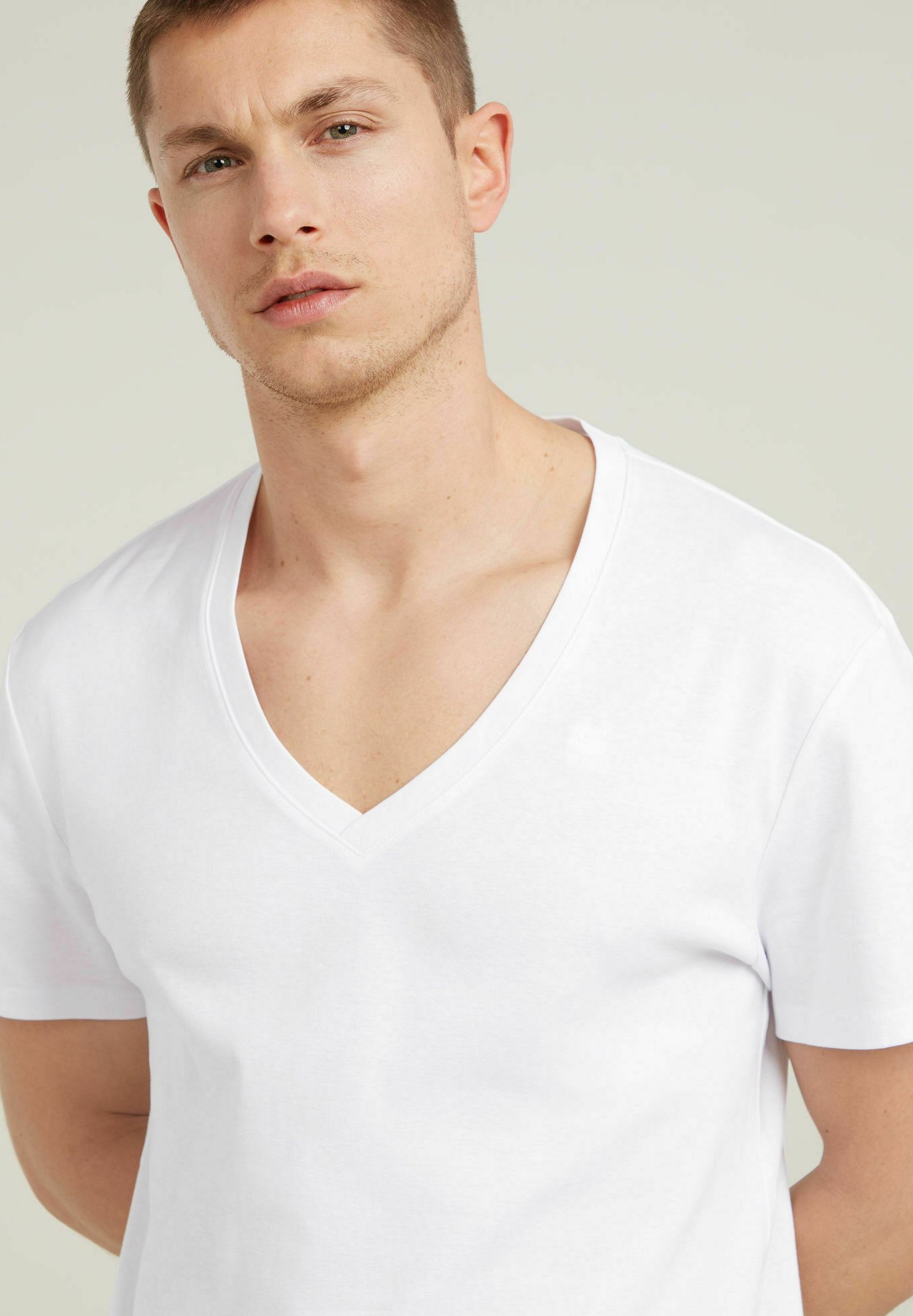 G-Star Base V-Neck T-Shirt 2-Pack - Maglietta Intima Uomo Cotone