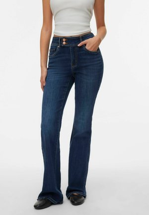 AUSGESTELLT VMELLA - Jean bootcut - dark blue denim