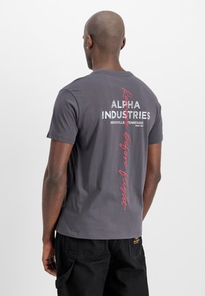 SIGNATURE - T-shirt print - vintage grey