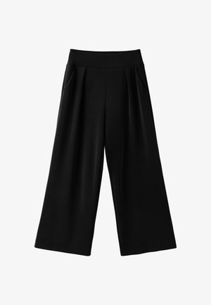 Stradivarius, SOFT-TOUCH WIDE-LEG TROUSERS WITH DARTS - Pantalon classique - black