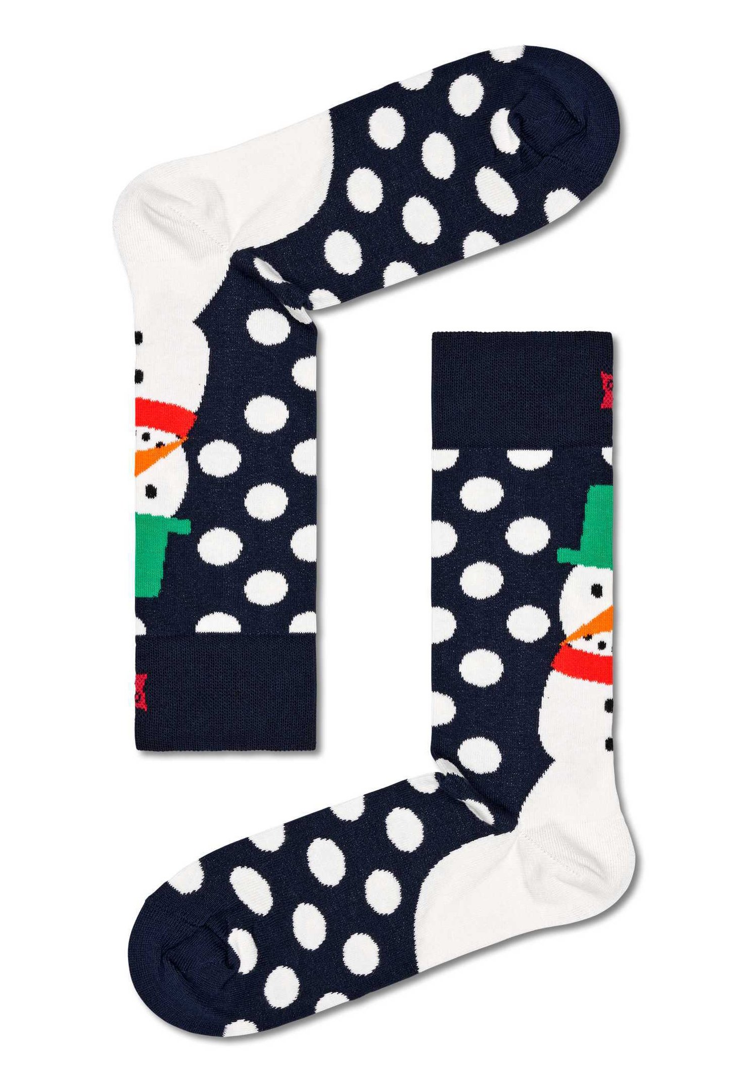 Happy Socks Gift Box Calzini Omini Di Pan Di Zenzero - Mezzo Paio, Taglia 36-40, Blu Scuro