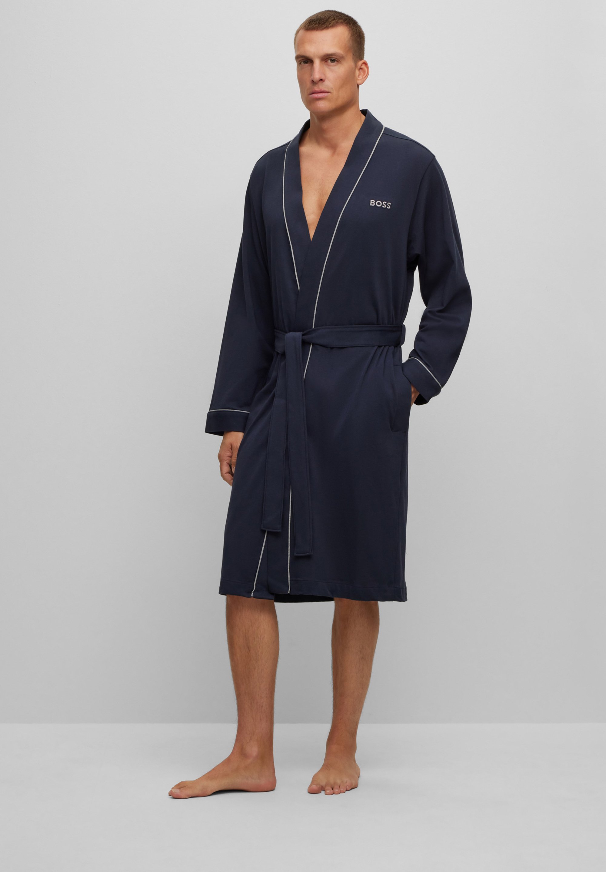 Peignoir Homme Hugo Boss Peignoir Kimono Peignoir Velour Homme