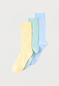 Ei valittu, yellow/blue/pale blue