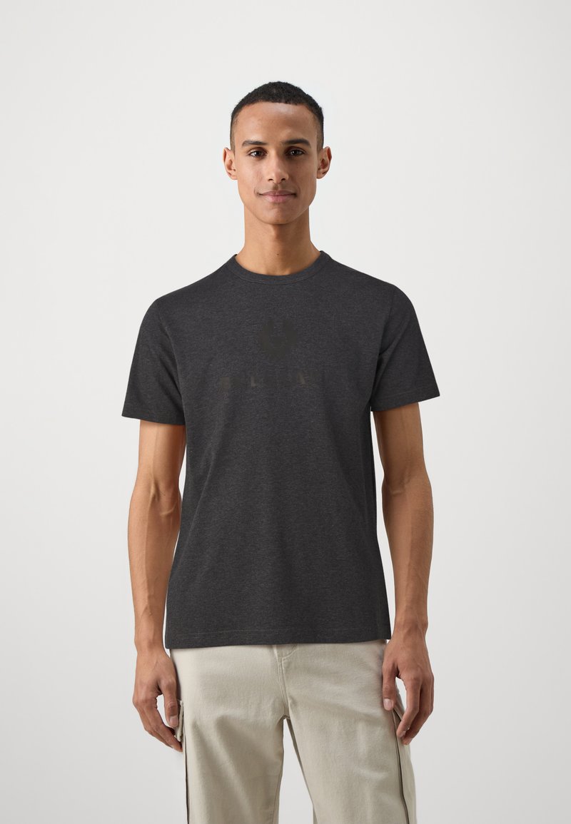 Belstaff SIGNATURE - Triko s potiskem - charcoal heather