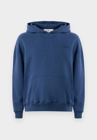 BOXY MIN LOGO - Kapuzenpullover - dark blue/ blue