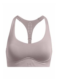 Under Armour UPLIFT MID - Medium support sports bra - tetra gray