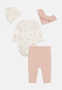 Lindex SET 4 PCS WRAP - Căciulă - light dusty pink