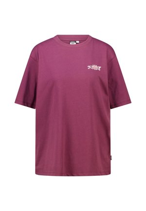 T-shirt imprimé - bordeaux