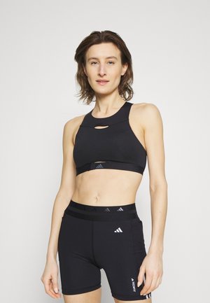 adidas Performance Vidutiniškai krūtinę prilaikanti sportinė liemenėlė - black